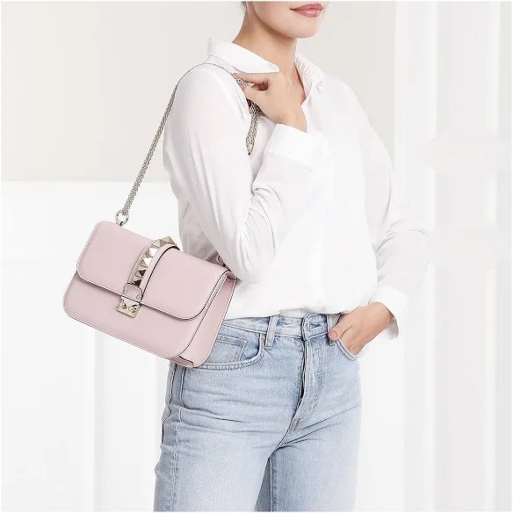 Valentino Rockstud Medium Leather Shoulder bag - Picture 14 of 14